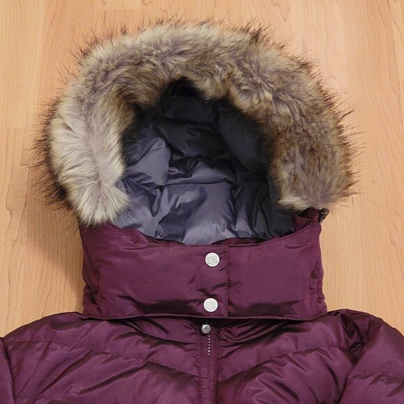 Eddie Bauer Women's Sun Valley Hooded Down Parka Dark Plum - 1X - Picture 11 of 15